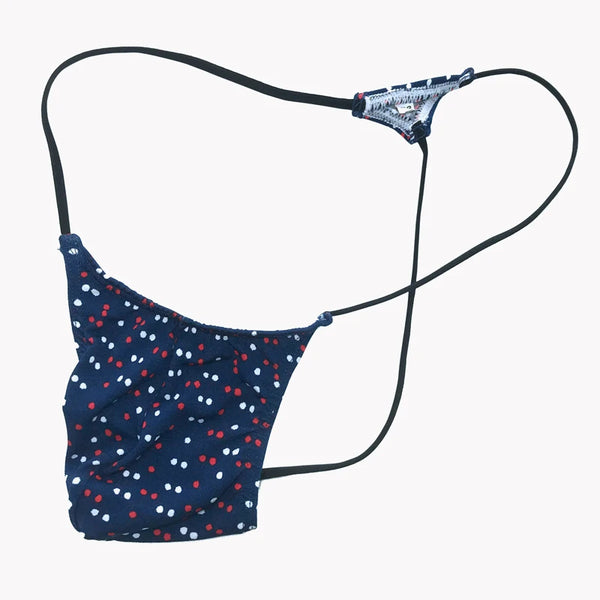 Jockstrap Design Sexy Printing Thongs Men Sissy Underwear Breathable Male Bikini G-strings Seamless Funny Thong for Man