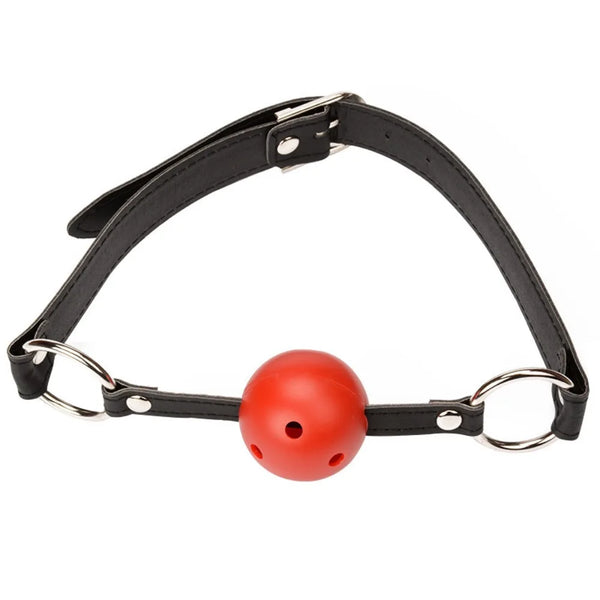 Mordaça Gag Ball em Couro PU para Adultos Intima Secret