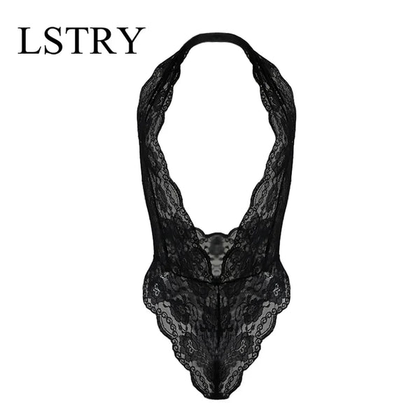Babydoll Renda Decote V com Calcinha Intima Secret