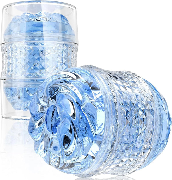 Masturbador Masculino Manual com Textura Espiral e Design Aberto