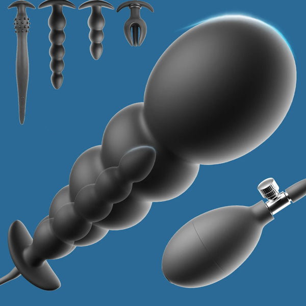 Plug Anal Insuflavel de Silicone Medico