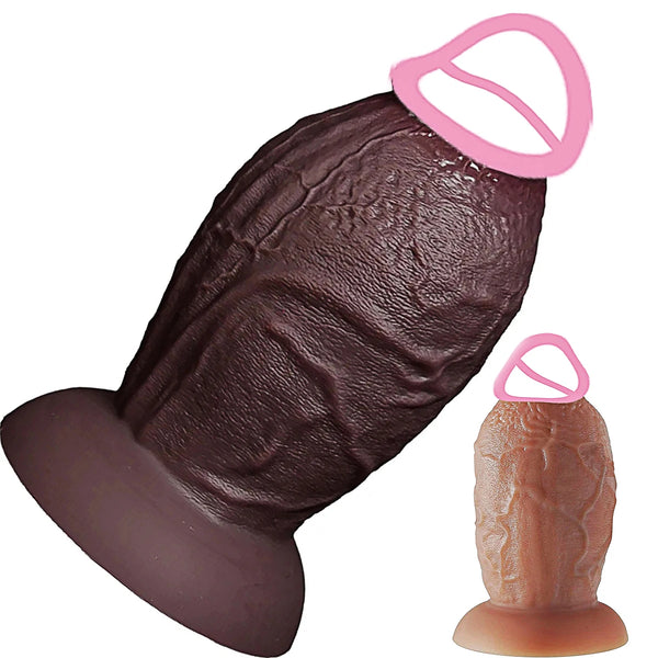 Real Biggest Huge Dildo Penis Thick Dildo Extra Giant Large With Strong Suction Cup Short Dick for Vagina and Anal Plug Sex Toys