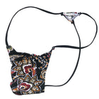 Jockstrap Design Sexy Printing Thongs Men Sissy Underwear Breathable Male Bikini G-strings Seamless Funny Thong for Man