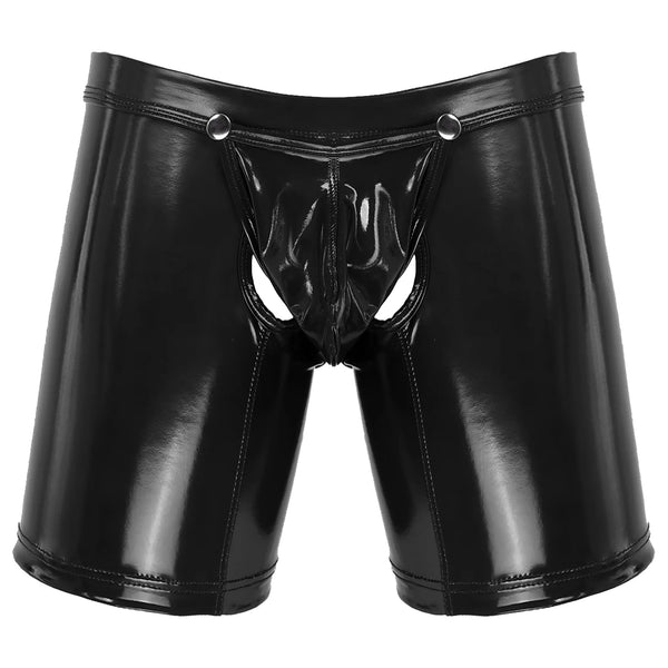 Boxer Aberto em Couro Patentel Intima Secret
