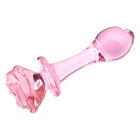 Plug Anal de Vidro Borossilicato com Flor