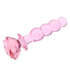 Plug Anal de Vidro Borossilicato com Flor