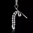 Original silver Active Fun men's penis rooster Dildos Dick Tit necklace pendant high-end jewelry gift