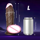 Dildo Realista em Silicone com Ventosa