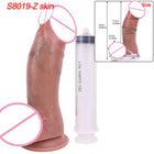 SXXY 18+ Men Women Sex Pleasure Squirt Dildo Skin Texture Double Layer Ejaculating Butt Plug анальная пробка Vagina Anus Dilator