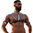 Arnês Peitoral Estilo Punk Masculino