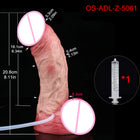 SXXY 18+ Men Women Sex Pleasure Squirt Dildo Skin Texture Double Layer Ejaculating Butt Plug анальная пробка Vagina Anus Dilator