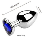 Metal Anal Plug for Women Men Couples Butt Plug Butt Toy Adult Game Masturbator Anal S/M/L Diamond Sex Toy for Adult Products