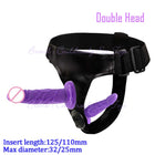 Soft Lesbian Strapon Harness Double Dildo Silicone Strap on Cock Realistic Penis Adult Sex Toys for Woman Intimate Products