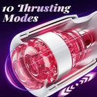 Masturbador Masculino Automático — 10 Modos de Impulsão e 10 Modos de Vibração