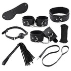 Kit de Restricao em Couro e Corda BDSM Intima Secret