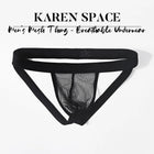Jock Strap Underwear Men Thong Sexy Man Mesh G String Anal Jockstrap Erotic Panties Backless Lingerie G-String Homme Underpants