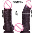 Big Dildo XXL Diameter Massive Density Silicone Giant Anal Dildo Huge Butt Plug Adult Sex Toys for Advanced Players Sex Toys Men