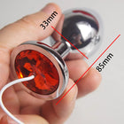 Plug Anal de Eletroestimulação em Silicone