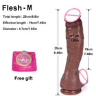 Dildo Realista em Silicone com Ventosa