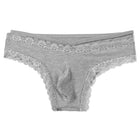 Cueca Sissy Masculina em Renda com Bolsa