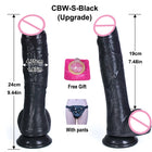 Dildo Realista de 32 cm em Silicone Líquido com Design Longo e Flexível