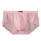 Cueca Masculina Renda Seda Gelo Transparente