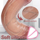 Dildo Realista de 31 cm em Silicone com Ventosa