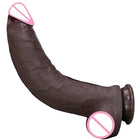 Dildo Realista de 30 cm em Silicone Líquido com Dupla Camada e Ventosa