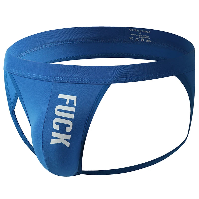 1pc/2pcs Jockstrap Fashion Underwear for Men Low Waist Backless Briefs Hombre Lingerie Underpants