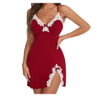 Camisola Babydoll de Renda Decote V Intima Secret