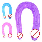 Dildo Duplo em Silicone Médico com Design em U