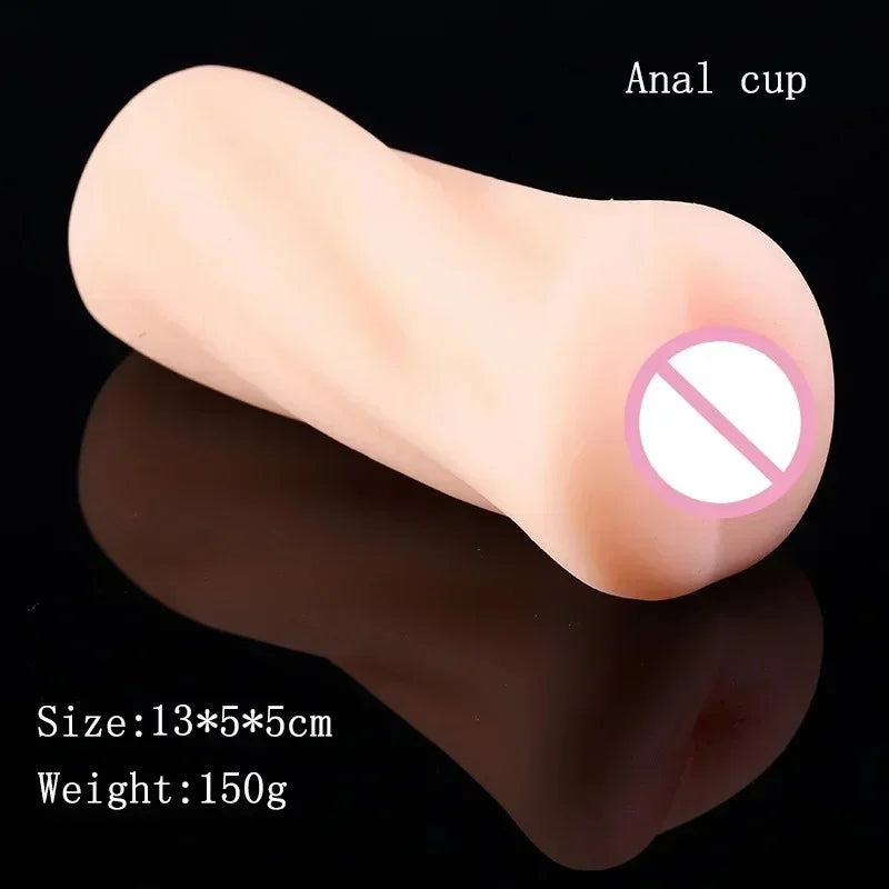 Sex Real Vagina Pussy Male Masturbator Mouth Oral Licking Anal Ass Masturbation Cup Adult Games Erotic Products Sex Toys for Men