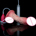 SXXY 18+ Men Women Sex Pleasure Squirt Dildo Skin Texture Double Layer Ejaculating Butt Plug анальная пробка Vagina Anus Dilator