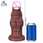 Dildo de Silicone para Dilatação com Design Anatómico