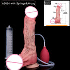SXXY 18+ Men Women Sex Pleasure Squirt Dildo Skin Texture Double Layer Ejaculating Butt Plug анальная пробка Vagina Anus Dilator