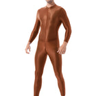 Body Masculino de Gola Alta e Manga Longa