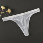 Cueca Tanga Masculina Transparente em Malha