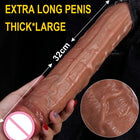 Dildo Realista de 32 cm em Silicone Líquido com Design Longo e Flexível