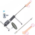Men and women sex machine with sex toys for women and men - Automatically retractable dildos for men and women Pump gun sex toys