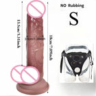 Dildo Realista em Silicone com Pele Móvel e Ventosa