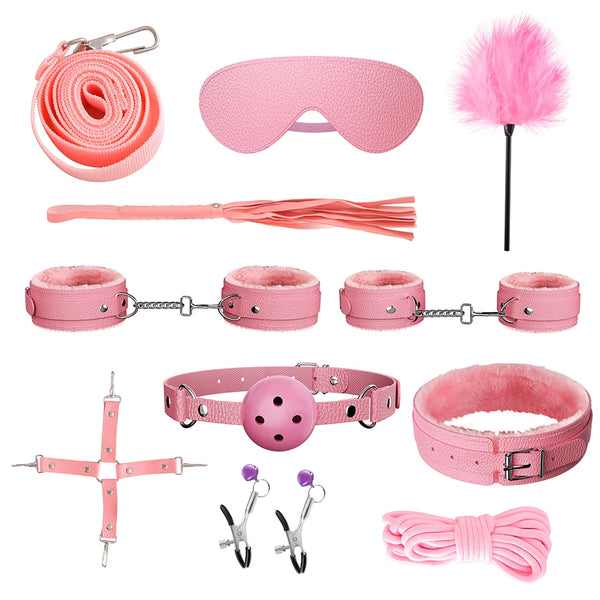Kit de Restrições Ajustáveis para Cama BDSM Intima Secret