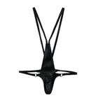 Men's Jockstrap Underwear Sexy Lingerie Harness Chest Bodysuit One-piece Jock with Removable Codpiece Big Bulge Adjustable Size.