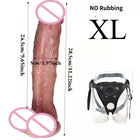Dildo Realista em Silicone com Pele Móvel e Ventosa