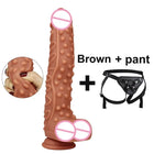 Dildo Realista em Silicone de Dupla Camada — 27 cm