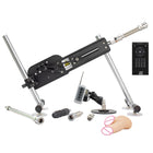 Men and women sex machine with sex toys for women and men - Automatically retractable dildos for men and women Pump gun sex toys