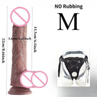 Dildo Realista em Silicone com Pele Móvel e Ventosa