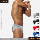 2 PCS BS Sexy Men Underwear Jockstrap Gay Penis Pouch Wonderjock Mens Bikini Underwear Gay Jockstrap Tanga Thongs Men Jockstrap