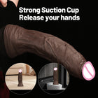 Dildo de Fantasia Longo em Silicone com Ventosa de Forte Aderência