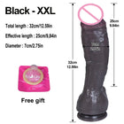 Dildo Realista em Silicone com Ventosa