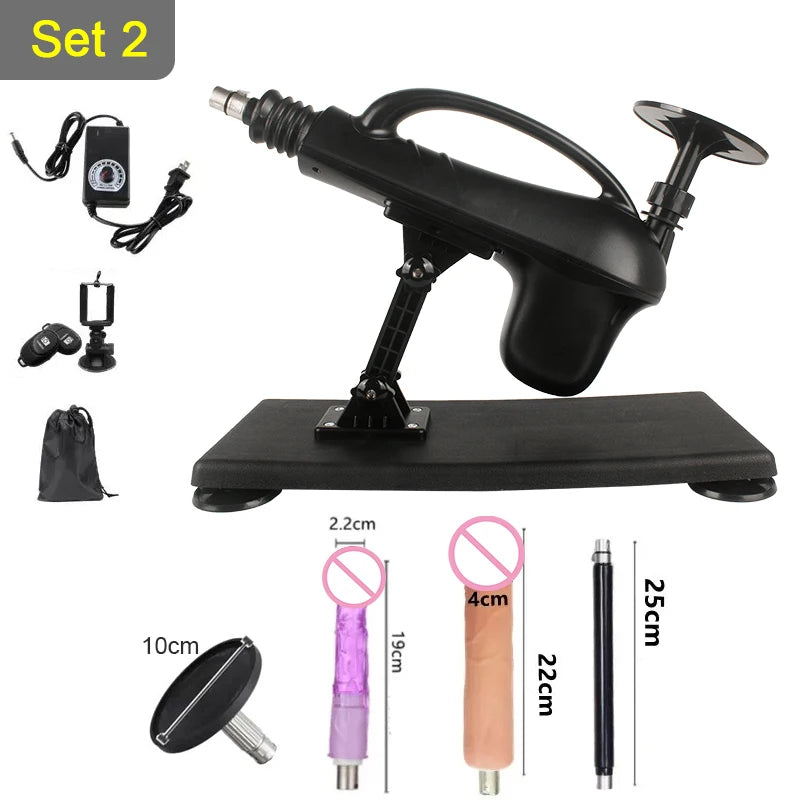 Automatic Telescopic Sex Machine 3XLR Masturbation Sexual Machines for Man and Women 45mm Stroke 0-500rpm DIY Female Sex Toys